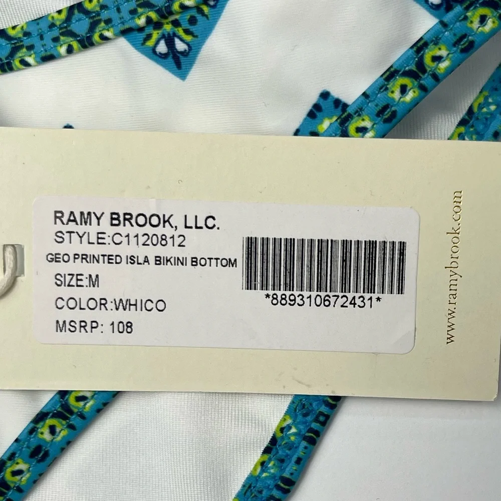 NWT Ramy Brook Bikini Bottoms Isla Bikini Bottom Size Medium MSPR $108